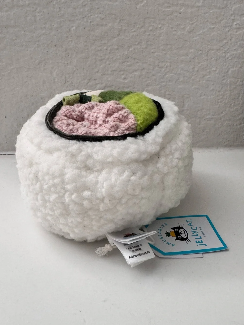 NWT Authentic silly sushi California retired roll Japanese cute food plush rare